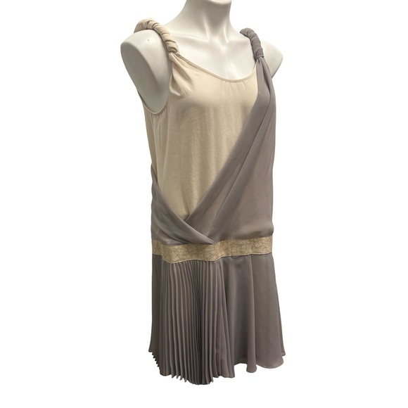 Rag & Bone Barcelona Two Tone Drop Waist Silk Dress, Sz 4 - Picture 5 of 12